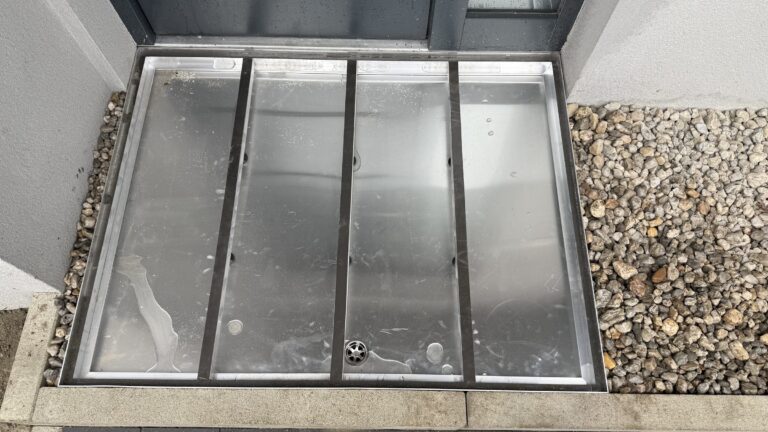 Osadnik aluminiowy – widok z góry