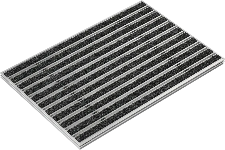Wycieraczka aluminiowa NEVRA STEP 3 STANDARD 17/30 — wkład tekstylny